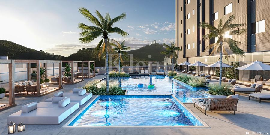 Piscina do La Belle Verte no Centro em Itapema