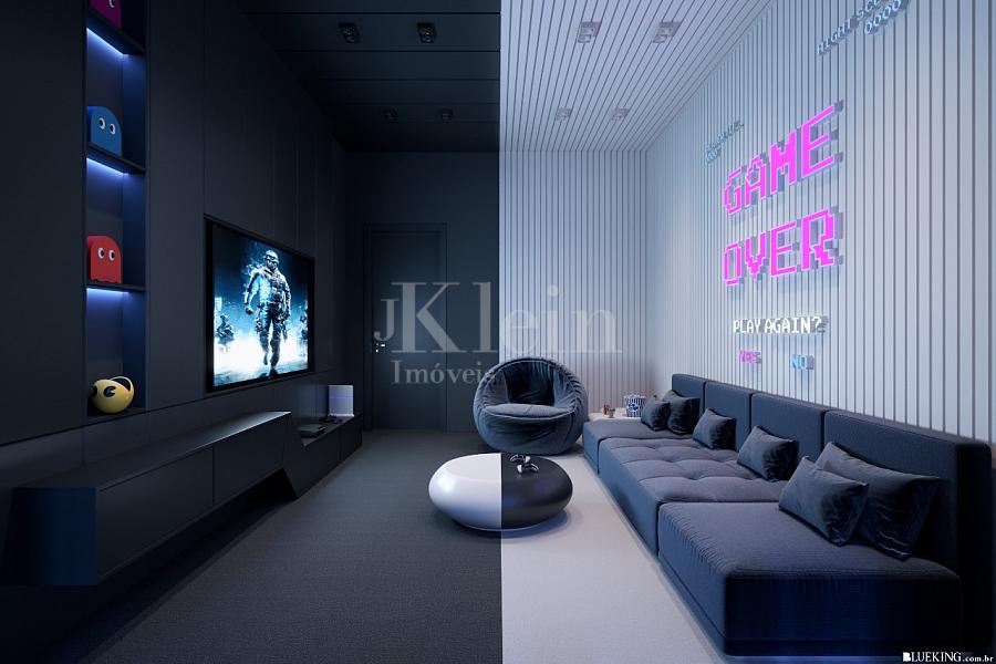 Sala de game do La Belle Verte no Centro em Itapema