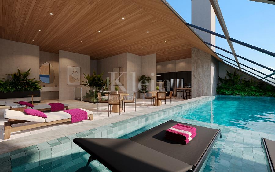 Rooftop e Piscina no Edif�cio linden Loft em Pomerode