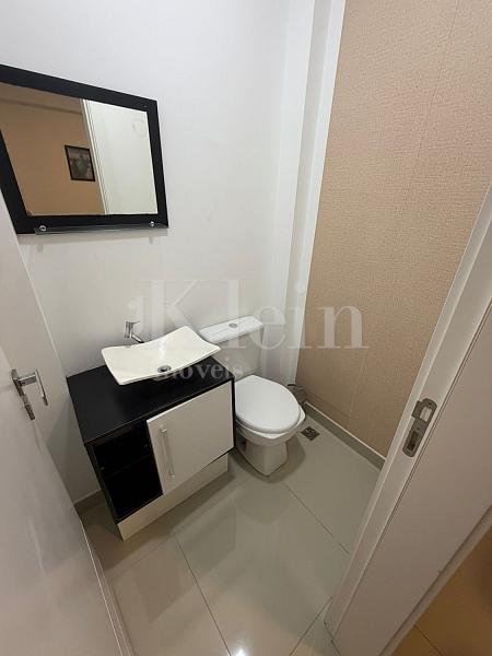 Lavabo do apartamento no edif�cio Jo�o Reis em Itapema