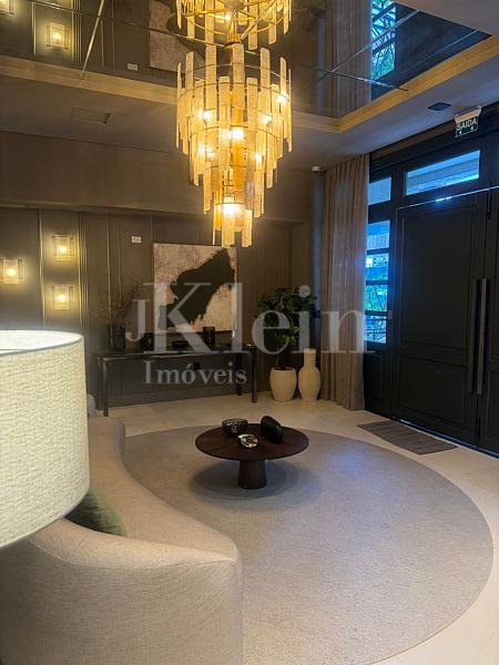 Hall de entrada do Alexandrita Residencial em Itapema