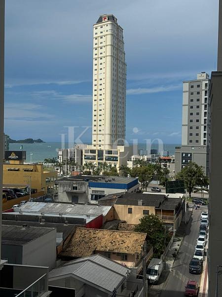 Vista mar do apartamento do Alexandrita Residencial em Itapema