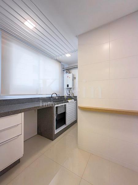 Lavanderia no Le Lis Blanc Residence em Itapema