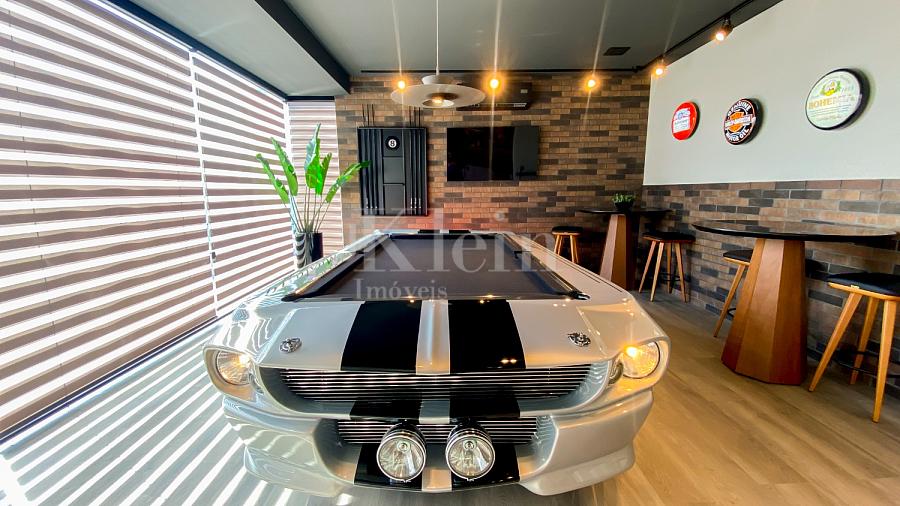 Sala de jogos do Long Beach Residence na Meia Praia em Itapema