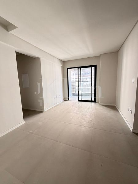 Living do apartamento do Aqua Tower no Morretes em Itapema