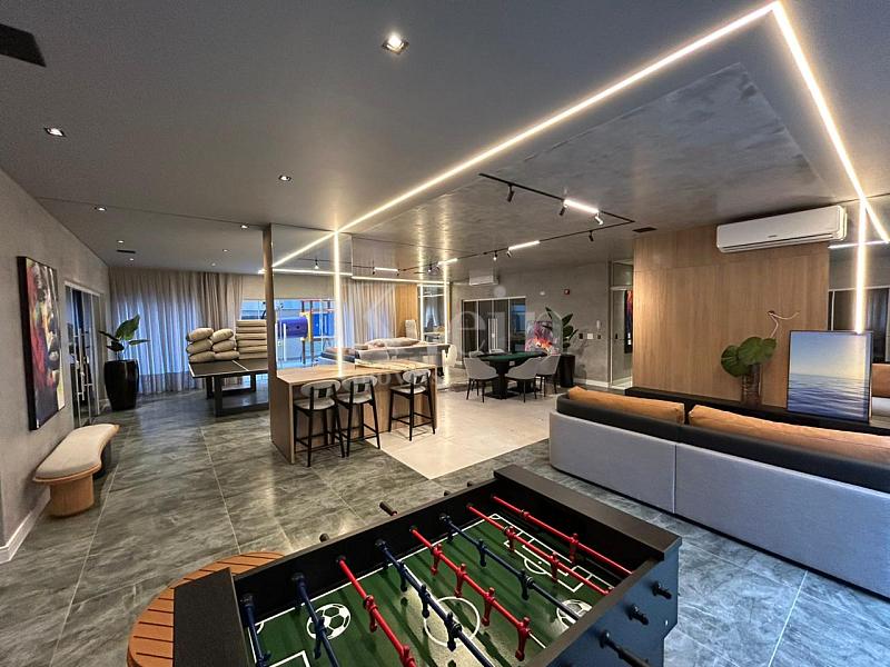 Sala de jogos do Green Valley Residence no Morretes em Itapema