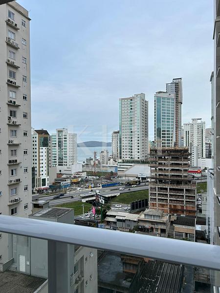 Vista mar da sacada do apartamento do Green Valley Residence no Morretes em Itapema