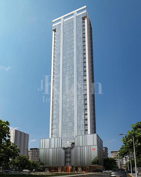 Fachada do Sytonia na Meia Praia em Itapema