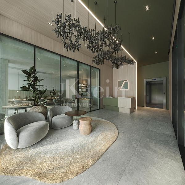 Hall de entrada do Sytonia na Meia Praia em Itapema