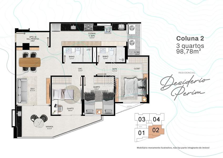 Apartamento com 3 dormitórios à venda, 96m² - Praia de Itaparica - Vila Velha/ES — foto 20