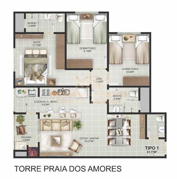 RESIDENCIAL PORTAL DA BRAVA — foto 22