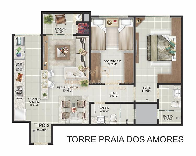 RESIDENCIAL PORTAL DA BRAVA — foto 24