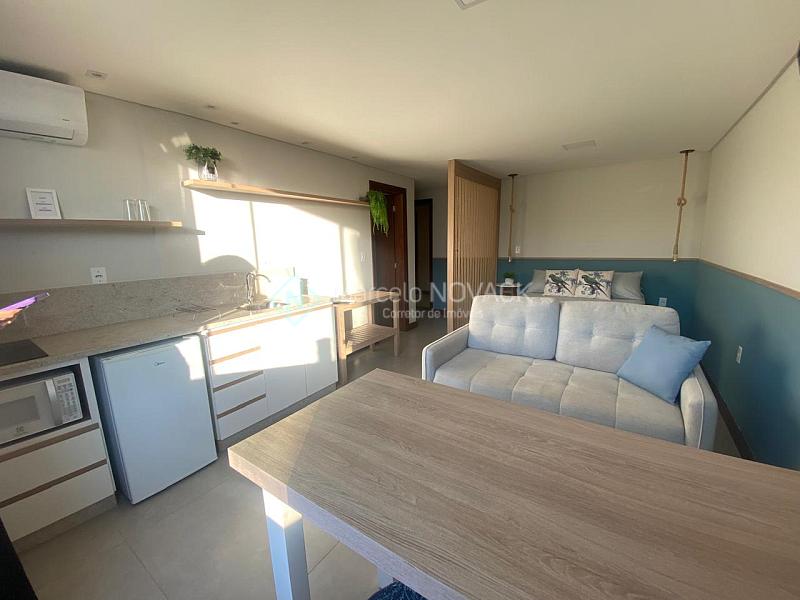 Apartamento 1 quarto, Semi mobiliado, Farol de Santa Marta em Laguna 1