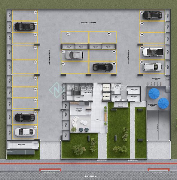 Lan�amento no Balne�rio Rinc�o, apartamento flat  beira mar 17