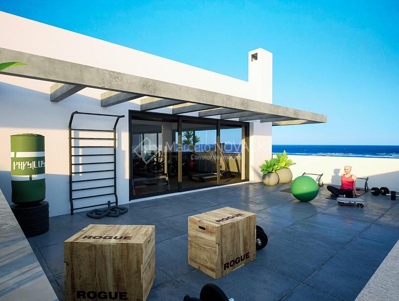 Lan�amento no Balne�rio Rinc�o, apartamento flat  beira mar 20