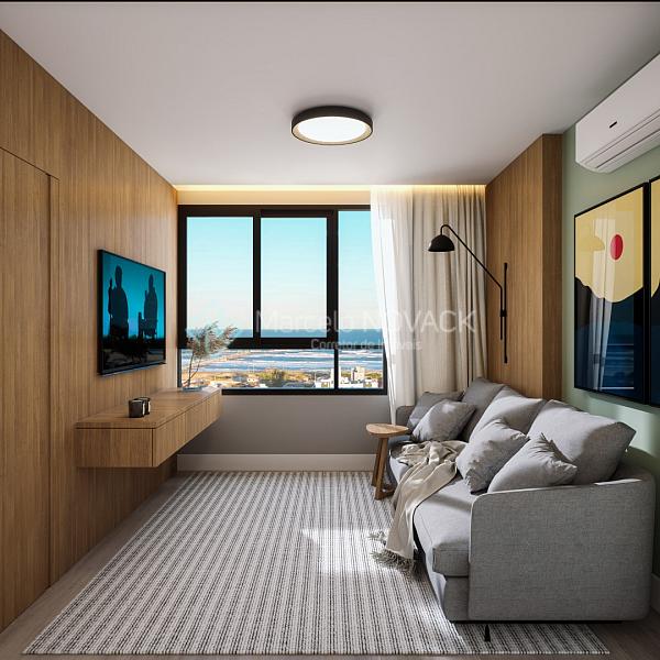 Lan�amento no Balne�rio Rinc�o, apartamento flat  beira mar 23