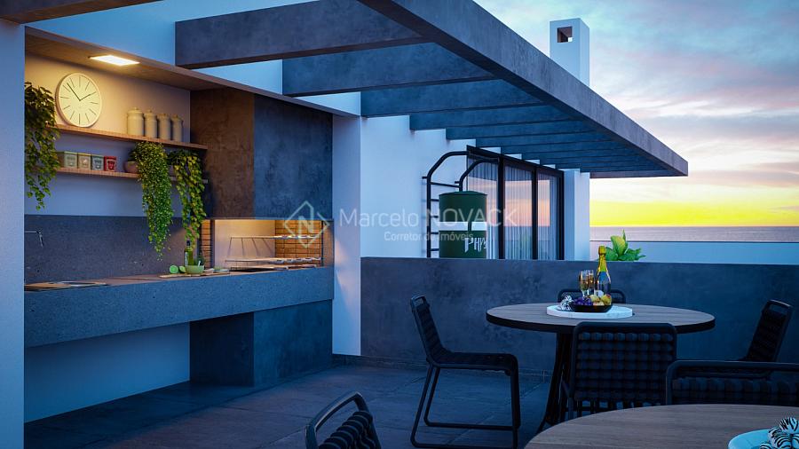 Lan�amento no Balne�rio Rinc�o, apartamento flat  beira mar 2