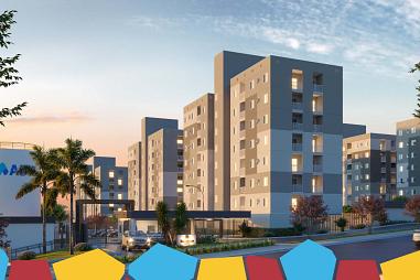 APARTAMENTOS 2 DOMITÓRIOS 43 m2 EM SANTA BÁRBARA D OESTE