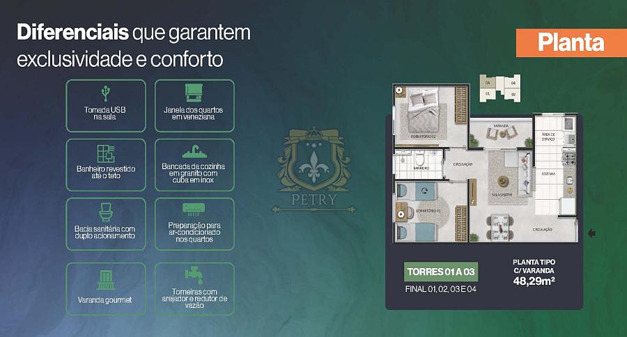 APARTAMENTO 2 DOMITÓRIOS 48 m2 EM SANTA BÁRBARA D OESTE — foto 18