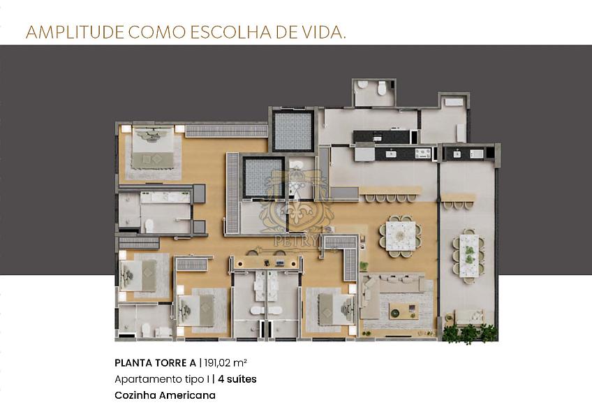 APARTAMENTOS  AMPLOS 156m² e 191m², OPÇÕES de 3 ou 4 SUÍTES — foto 16
