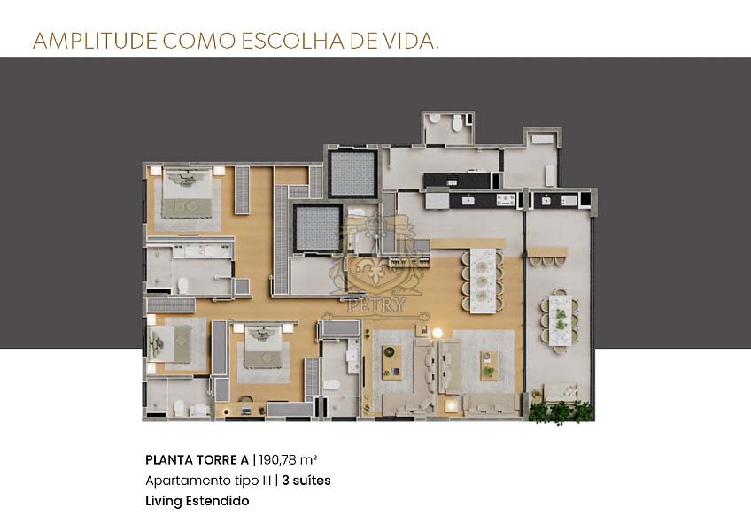 APARTAMENTOS  AMPLOS 156m² e 191m², OPÇÕES de 3 ou 4 SUÍTES — foto 18