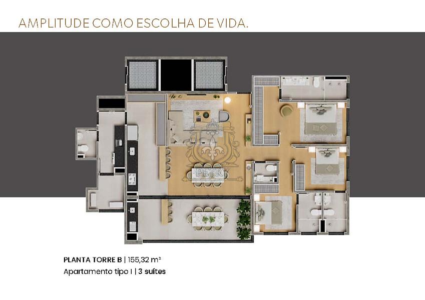 APARTAMENTOS  AMPLOS 156m² e 191m², OPÇÕES de 3 ou 4 SUÍTES — foto 20
