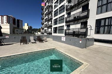 Apartamento com 1 quarto à venda, 36m², 1 banheiro, 1 garagem - Centro - Blumenau