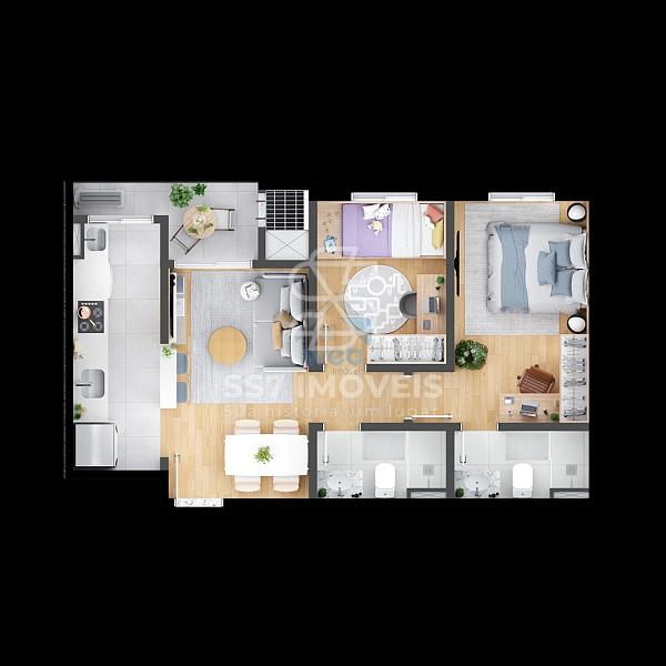 MEO Hauer - Apartamento com 2 quartos a venda no bairro Hauer. — foto 8