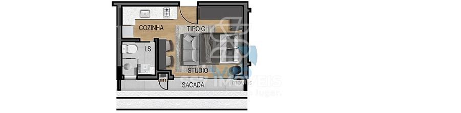 Manhatan Square - Studio muito bem localizado na divisa dos bairros Alto da XV e Alto da glória! — foto 7