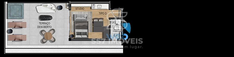 Manhatan Square - Studio muito bem localizado na divisa dos bairros Alto da XV e Alto da glória! — foto 8