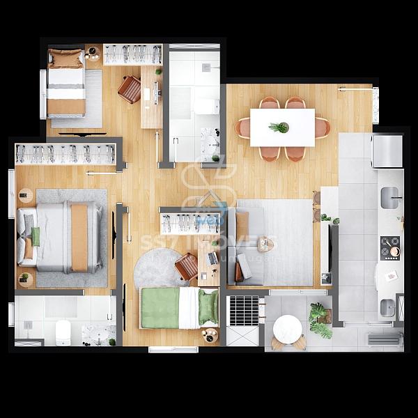 Meo - Lançamento - Apartamento com 3 quartos em condomínio clube no Neoville em Curitiba! — foto 22