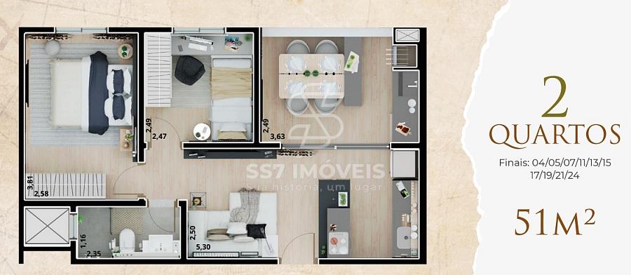 Le Monde - Apartamento em condomínio clube de 3 quartos à venda no bairro Portão em Curitiba! — foto 15