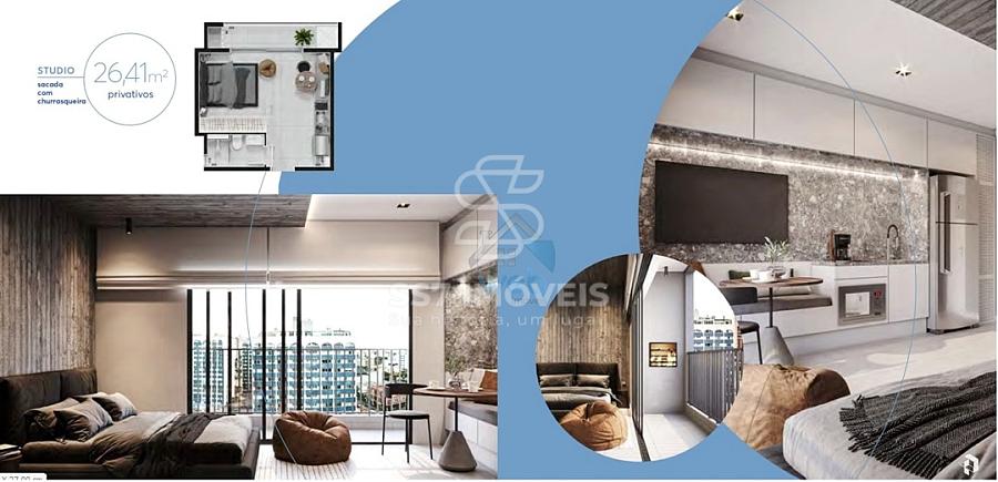 Lunetto - Studios à venda no bairro Água Verde, em Curitiba. — foto 14