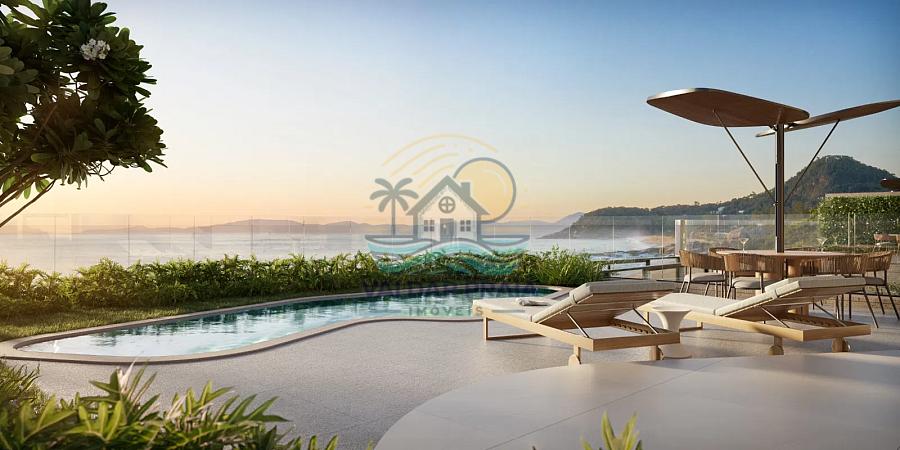 Uma residência frente mar rara na Praia do Estaleiro | Garden exclusivo com 579 m² privativos — foto 2
