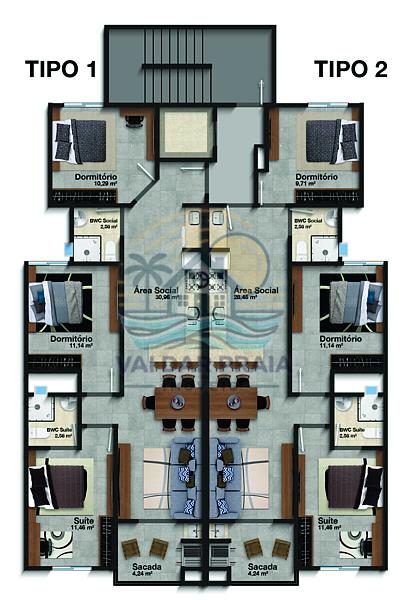 Apartamento com 3 quartos à venda, 84m², 2 banheiros, 1 garagem - São Francisco de Assis - Camboriú — foto 4