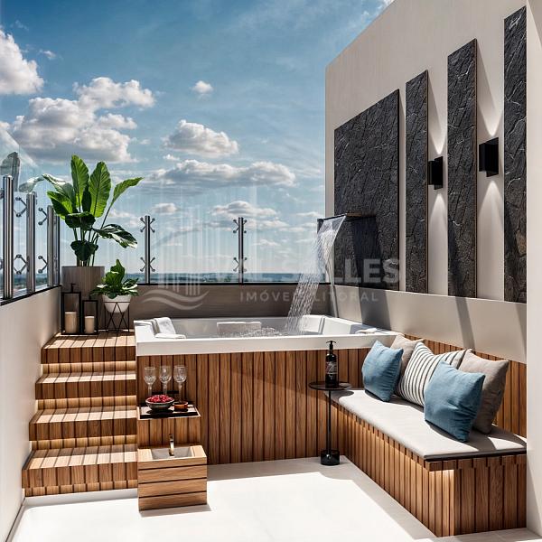 Sofisticado e Luxuoso. 1 a 3 suites. Balneario de Piçarras, 3 min da praia — foto 8