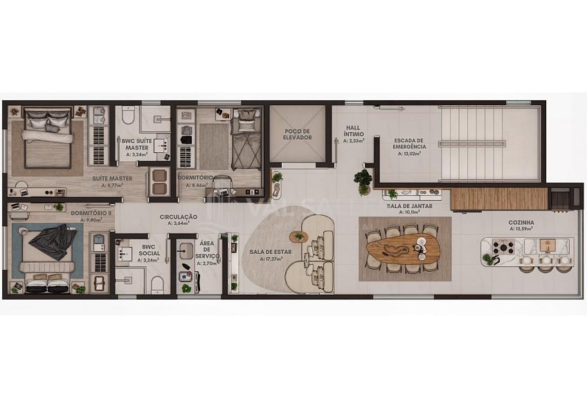 Sofisticado e Luxuoso. 1 a 3 suites. Balneario de Piçarras, 3 min da praia — foto 25