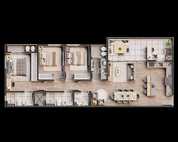 Seu novo conceito em morar bem, 80 metros da praia, frente mar, piscina, 3 dormitorios. Puro luxo e — foto 22