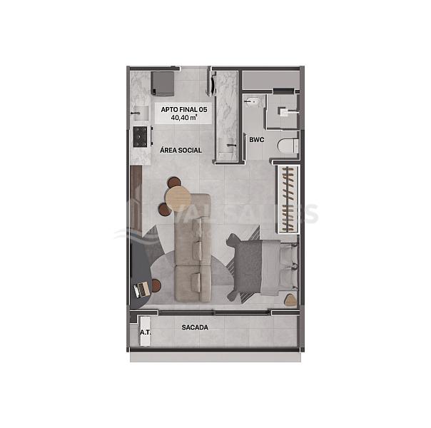 Moderno e Inovador, o NEO GRAVATA uma execelente oportunidade de viver o futuro. 1 e 2 Dorm. Com area de lazer completa, piscina e a melhor localizcao — foto 17