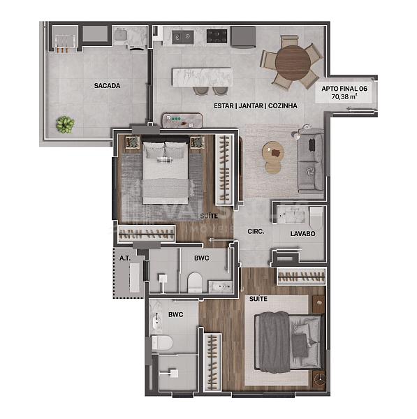 Moderno e Inovador, o NEO GRAVATA uma execelente oportunidade de viver o futuro. 1 e 2 Dorm. Com area de lazer completa, piscina e a melhor localizcao — foto 28