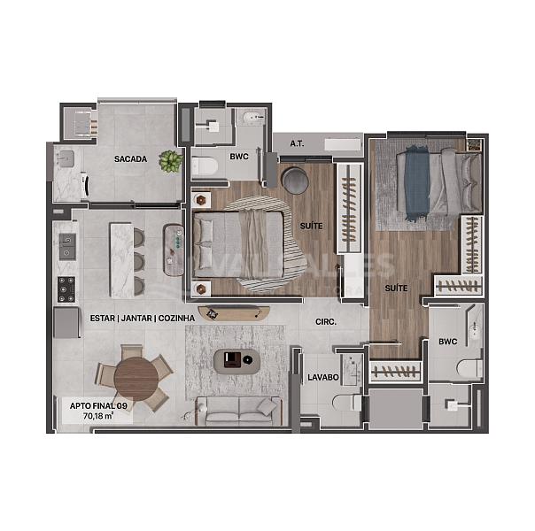 Moderno e Inovador, o NEO GRAVATA uma execelente oportunidade de viver o futuro. 1 e 2 Dorm. Com area de lazer completa, piscina e a melhor localizcao — foto 23