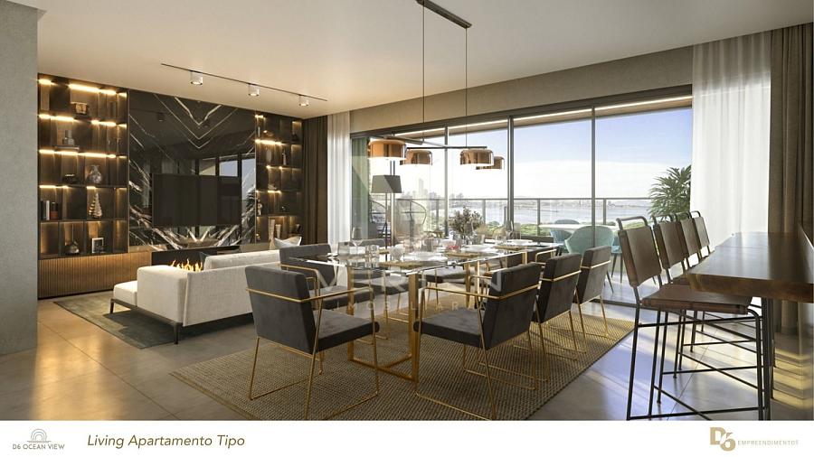 Apartamento 158,10 m� com 3 Su�tes e Vista para o Mar no Fazenda, Itaja� 15