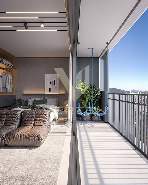 Apartamento de 1 Dormit�rio com 46 m� no Centro de Itaja� 2