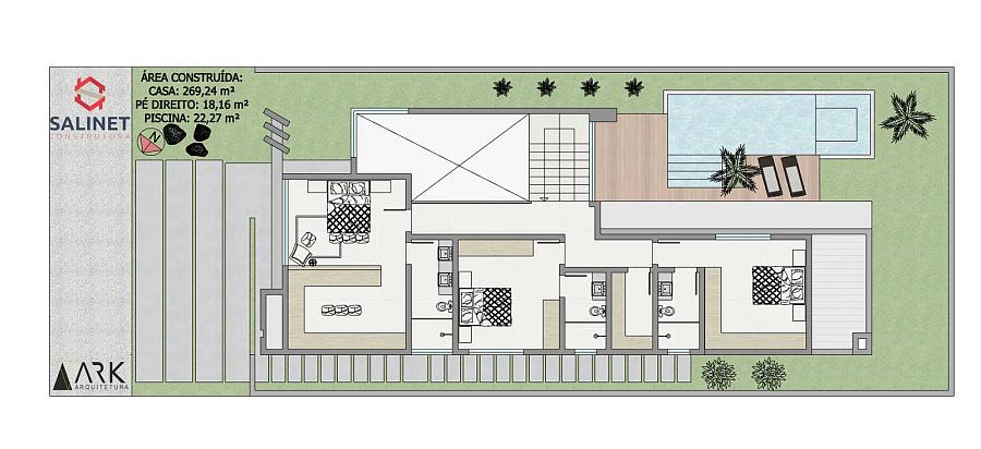 Casa na Quadra 14 Lote 8 no Condomínio VivaPark em Porto Belo — foto 8