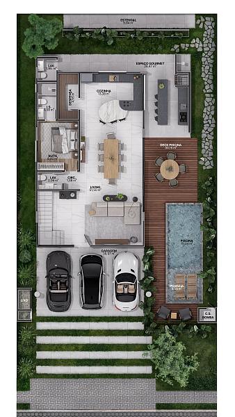 Casa Jardins no Condomínio VivaPark em Porto Belo — foto 11