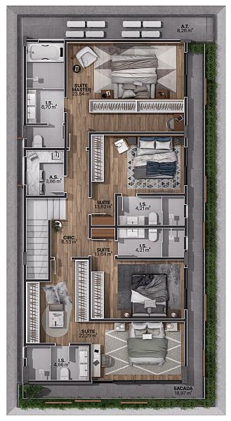 Casa Jardins no Condomínio VivaPark em Porto Belo — foto 12