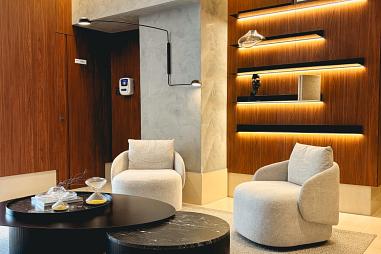 De frente para o Hard Rock Café